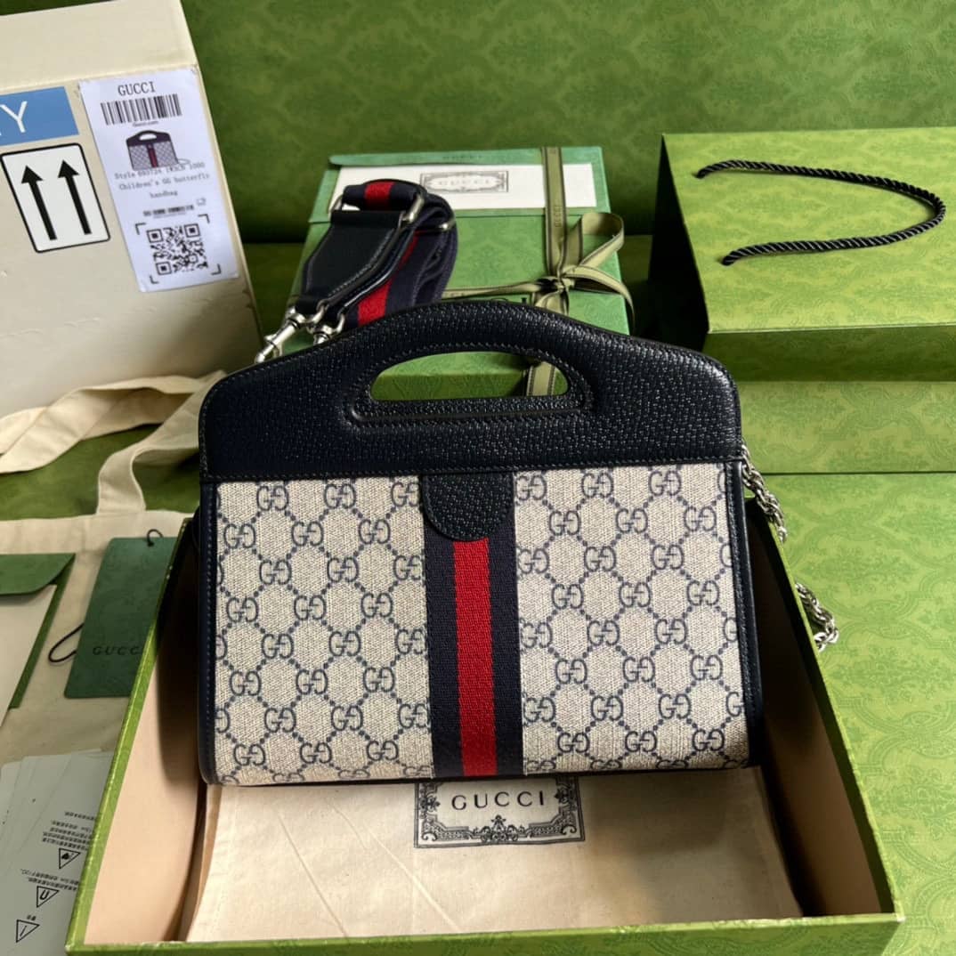 Gucci Ophidia Small Tote With Web 693724 Replica Crossbody Bag