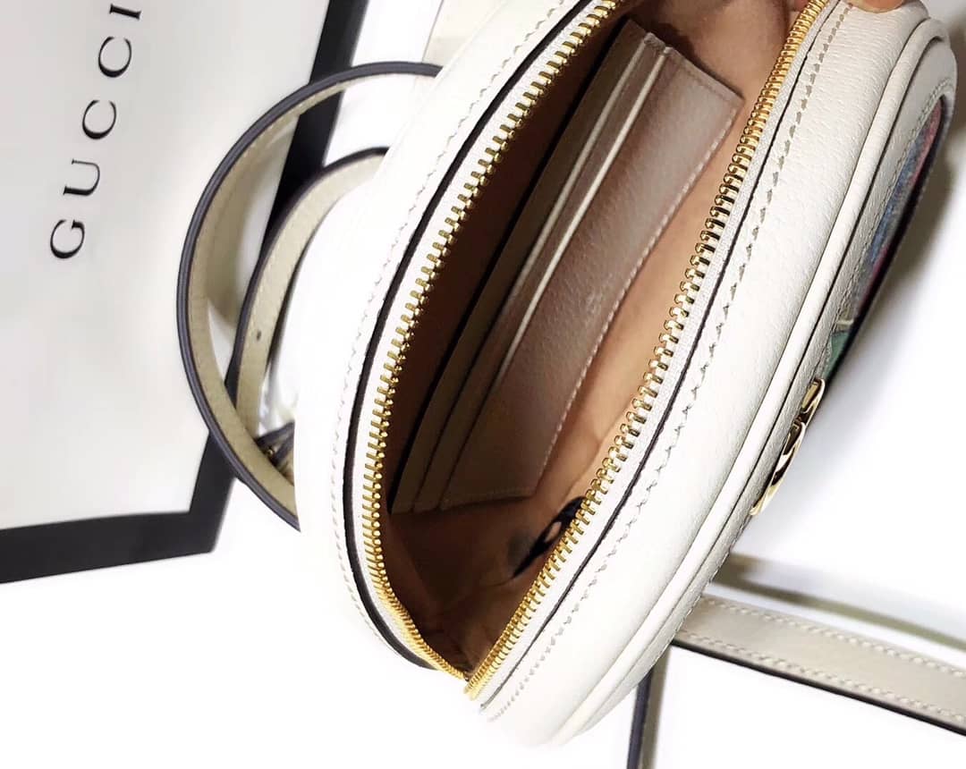 Gucci Ophidia GG Flora Mini Replica Backpack White 598661