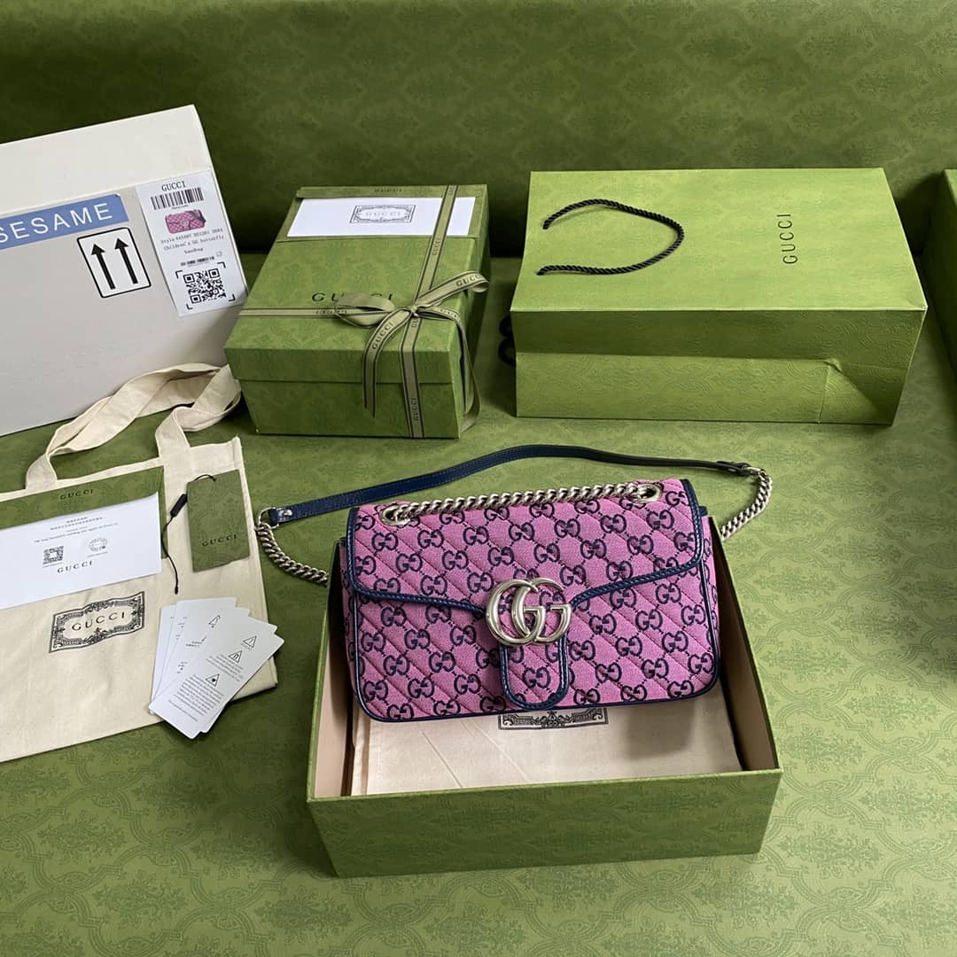 Gucci Marmont GG Small matelassé Shoulder Bag Replica 443497