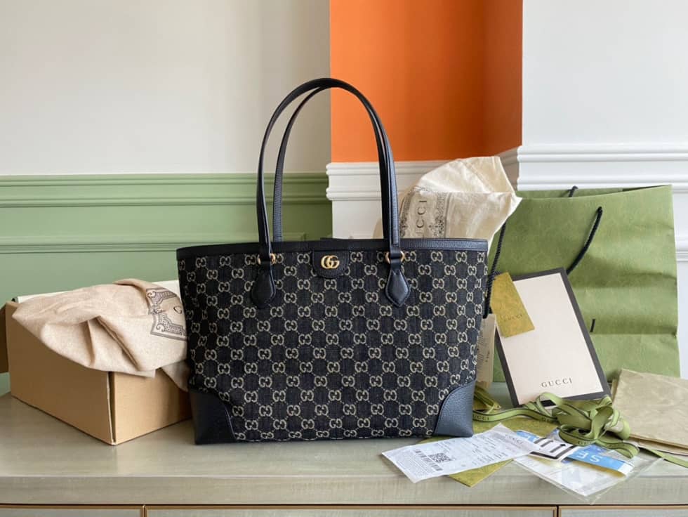 Gucci Ophidia Medium GG Supreme Canvas Tote Bag 631685 Replica