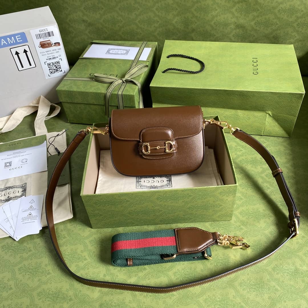 Gucci 1955 Horsebit Supreme GG Canvas Mini Shoulder Bag Replica 658574