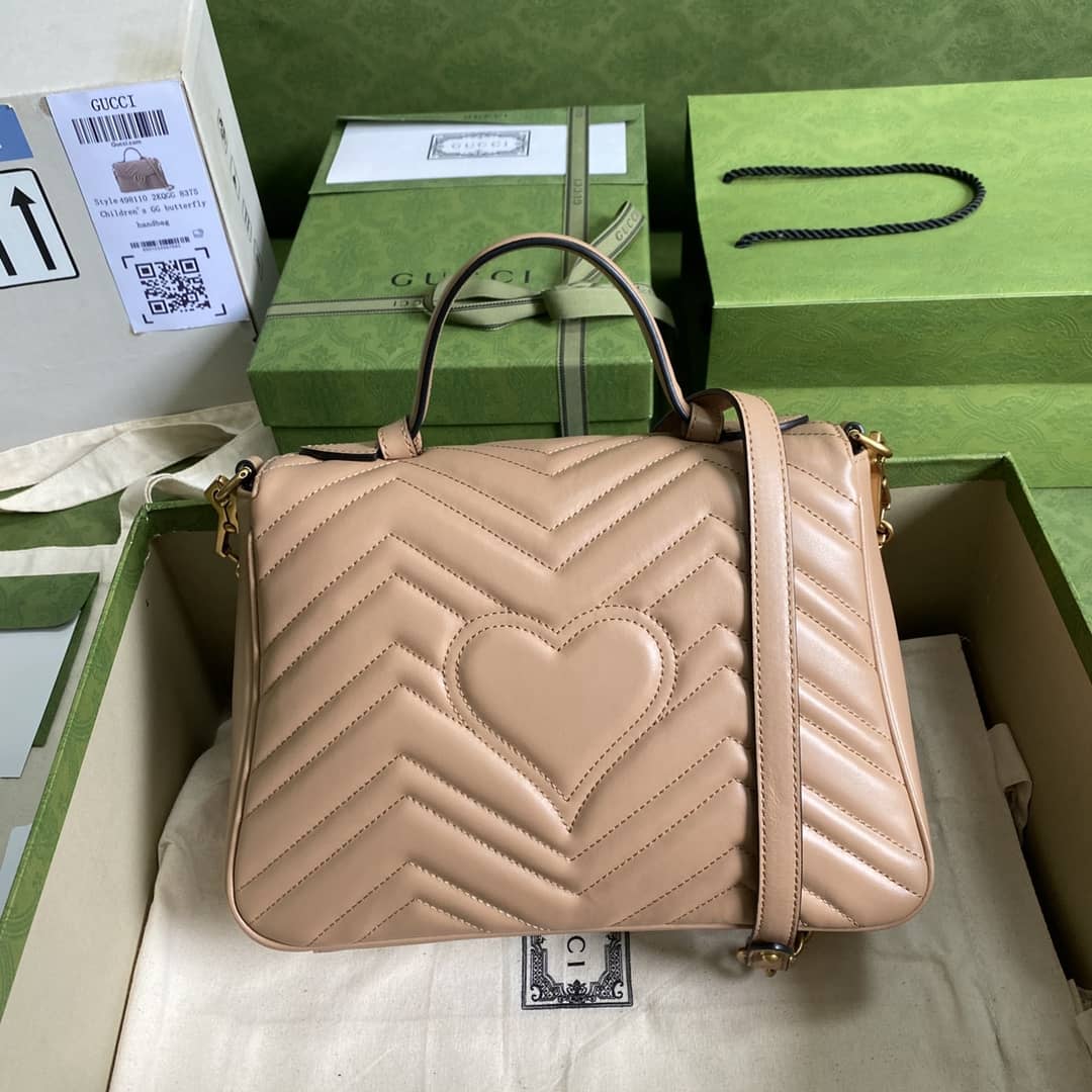 Gucci Crossbody Dupe GG Marmont Small Top Handle  498110