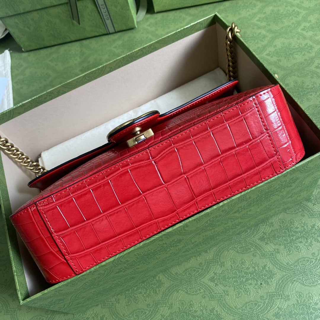 Gucci Marmont GG Small matelassé Shoulder Bag Replica 443497