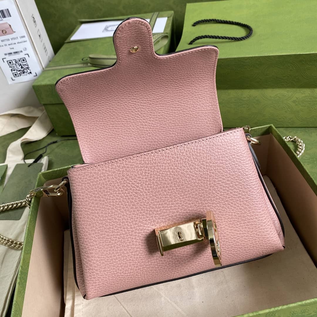 Gucci Single Chain Messenger Shoulder Bag Replica 607720