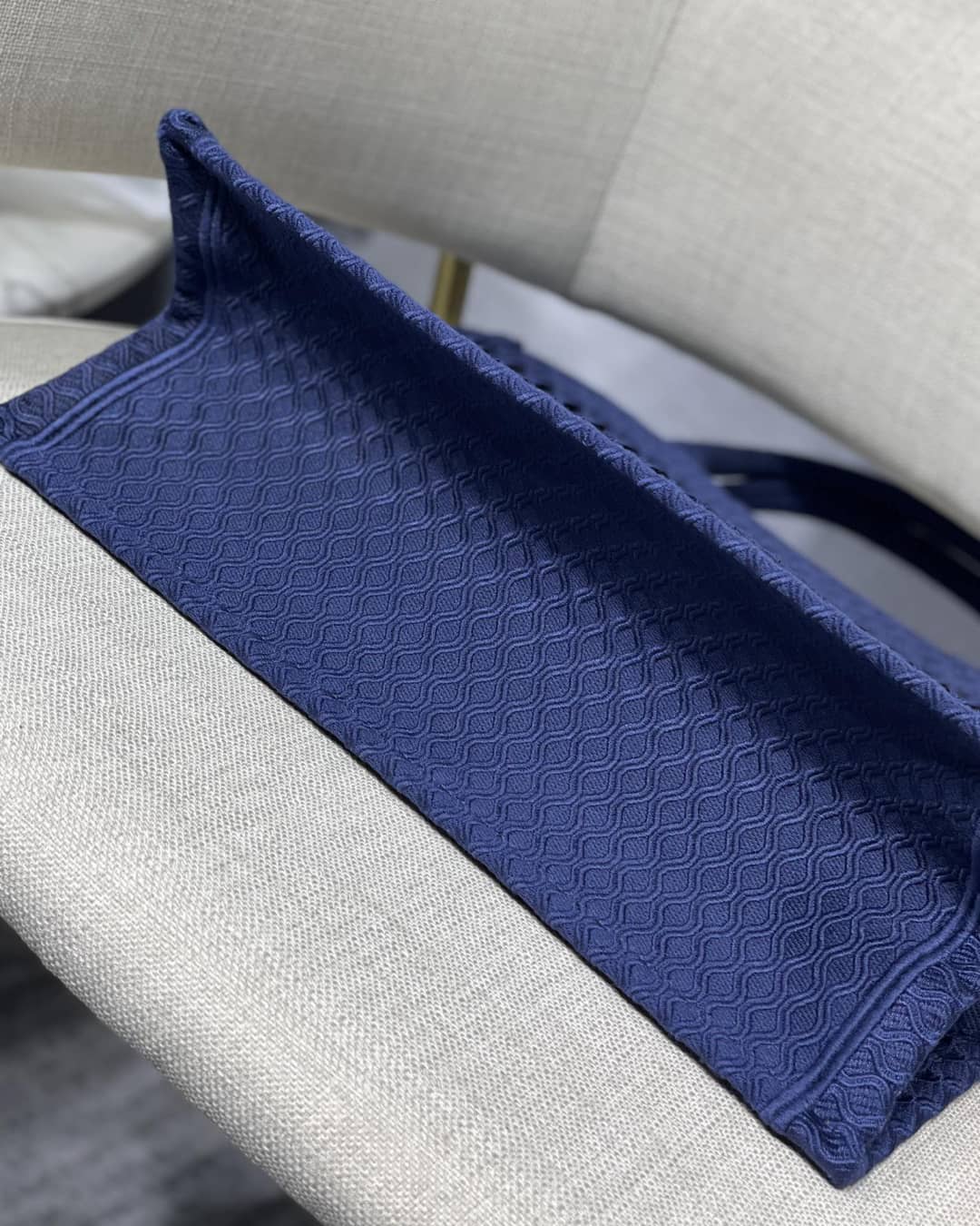 Christian Dior Mesh Book Tote Bag