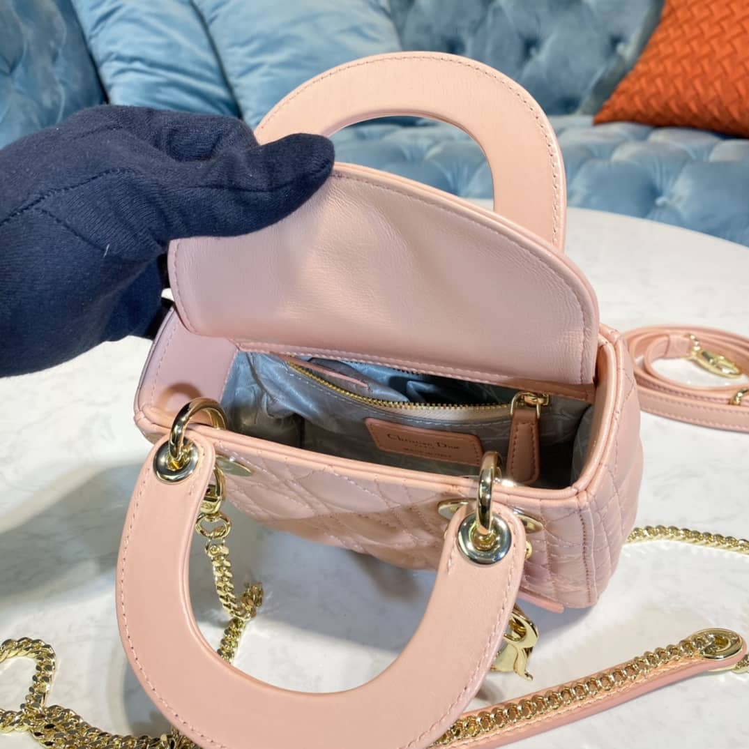Christian Dior Lady Dior 17CM Replica Bag