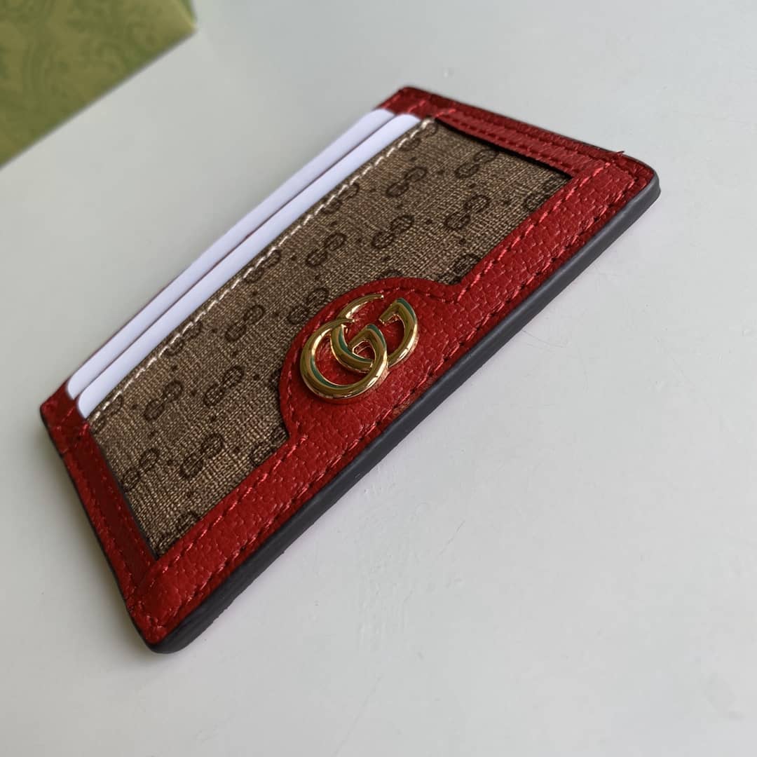 Gucci x Doraemon GG Supreme Card Case Replica 654539