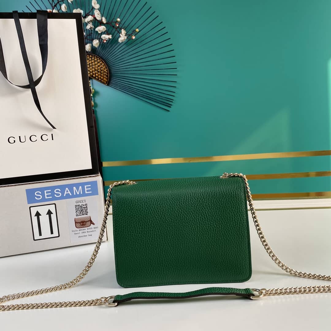 Gucci Interlocking Leather Chain Crossbody Bag Replica 510304