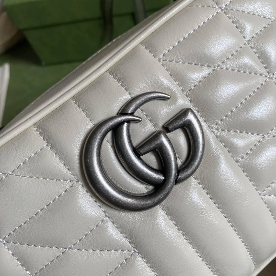 Gucci Marmont Dupe GG Small Matelassé Shoulder Bag Replica 447632
