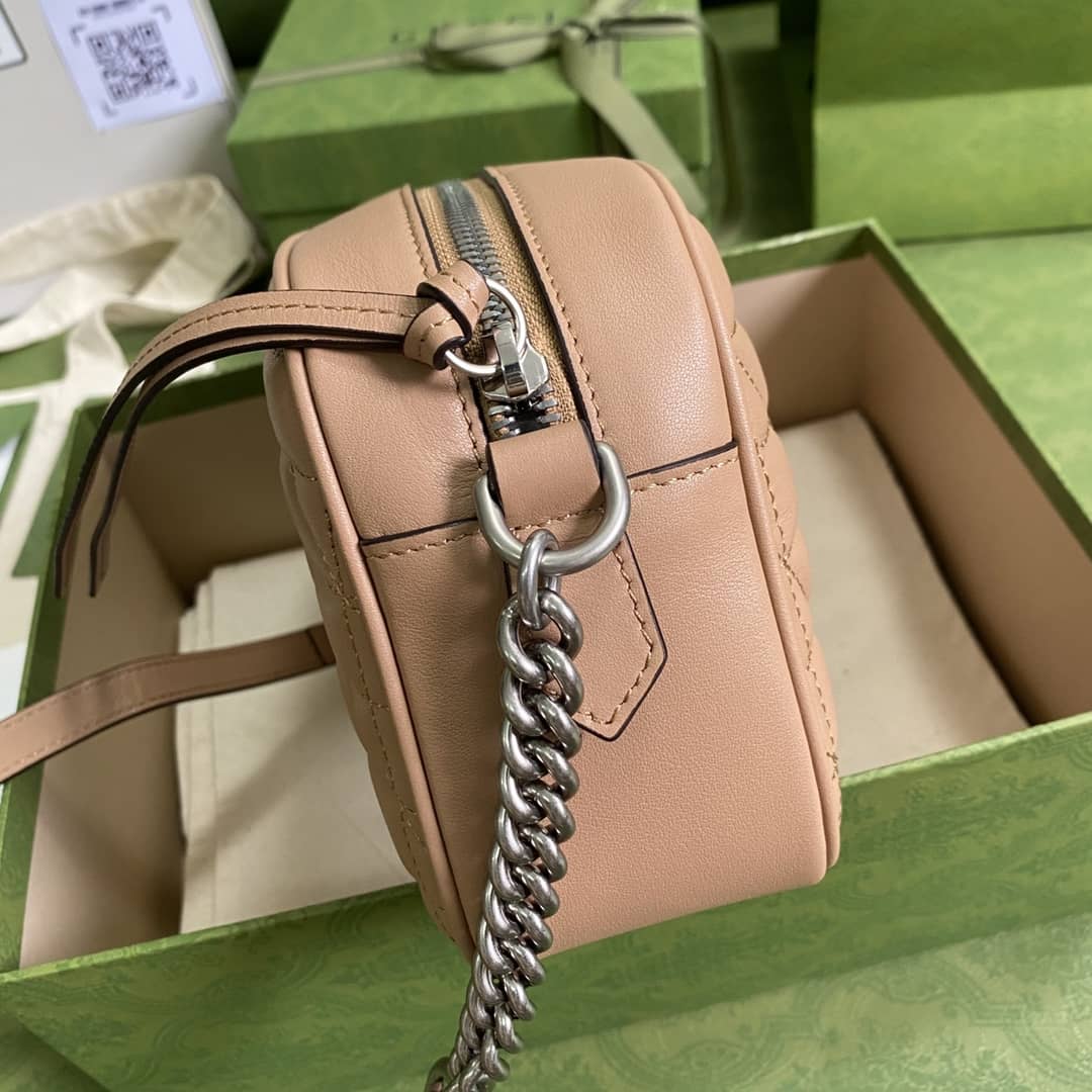 Gucci Marmont Dupe GG Small Matelassé Shoulder Bag Replica 447632