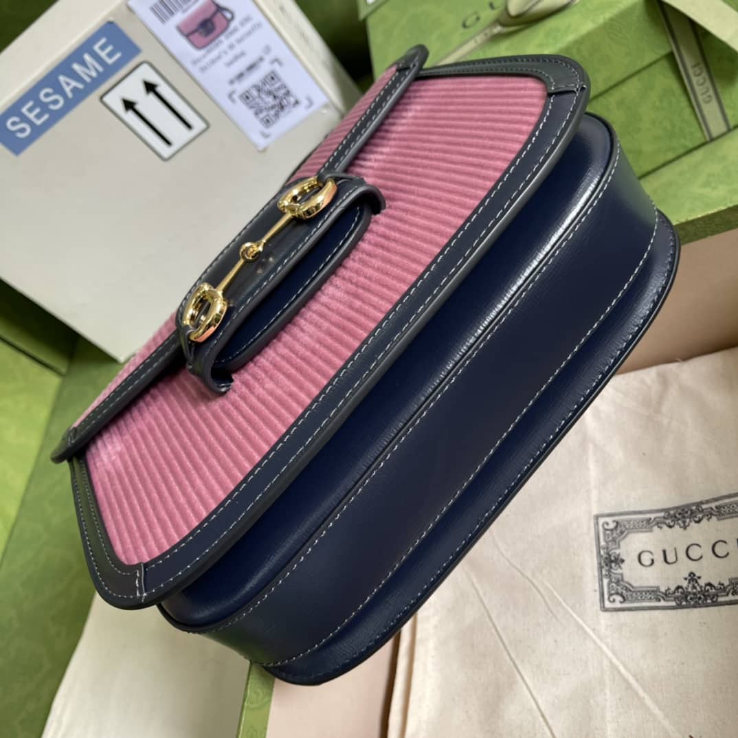 Gucci 1955 Horsebit Supreme Shoulder Bag Replica 602204