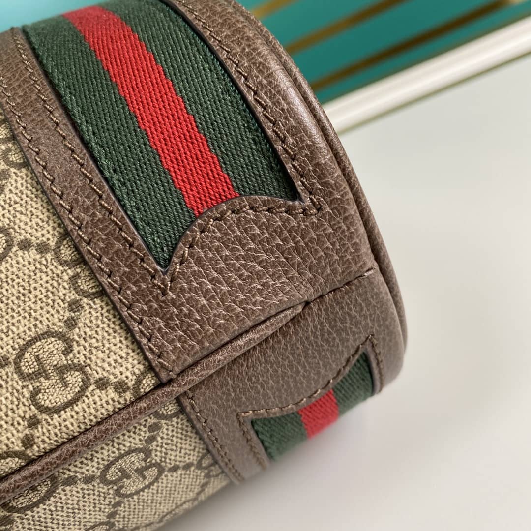 Gucci Ophidia GG Supreme Leather Bucket Bag Replica 540457