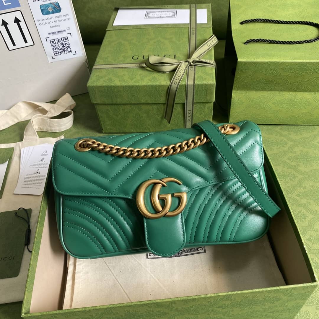Gucci GG Marmont Small Matelassé Leather 443497 Replica Crossbody Bag