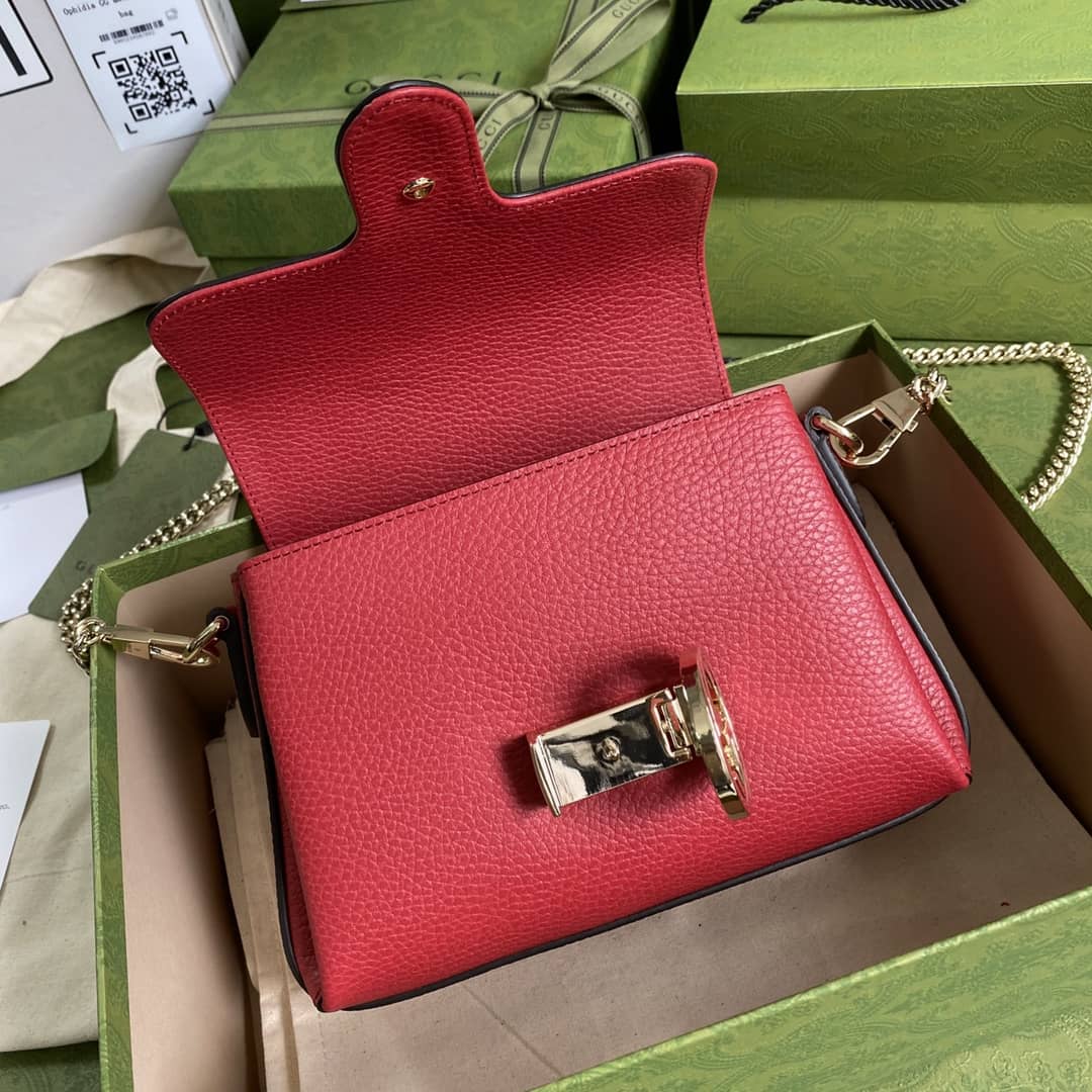 Gucci Single Chain Messenger Shoulder Bag Replica 607720