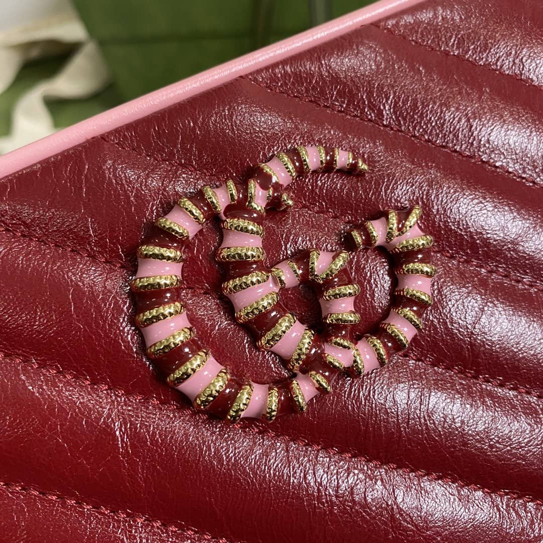 Gucci Marmont GG Small Matelassé Shoulder Bag Replica 447632
