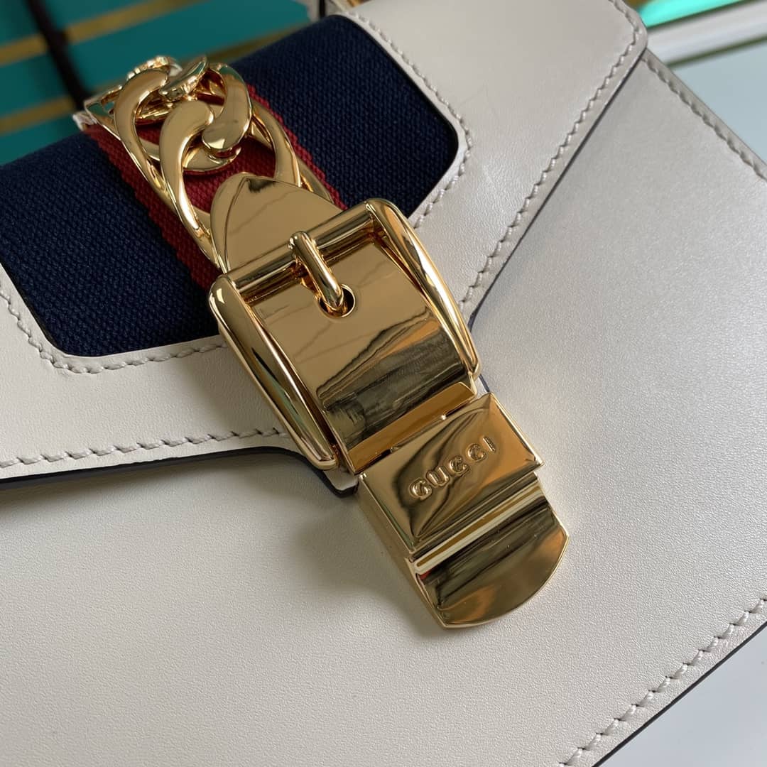 Gucci Womens Sylvie Leather Mini Bag Replica 470270