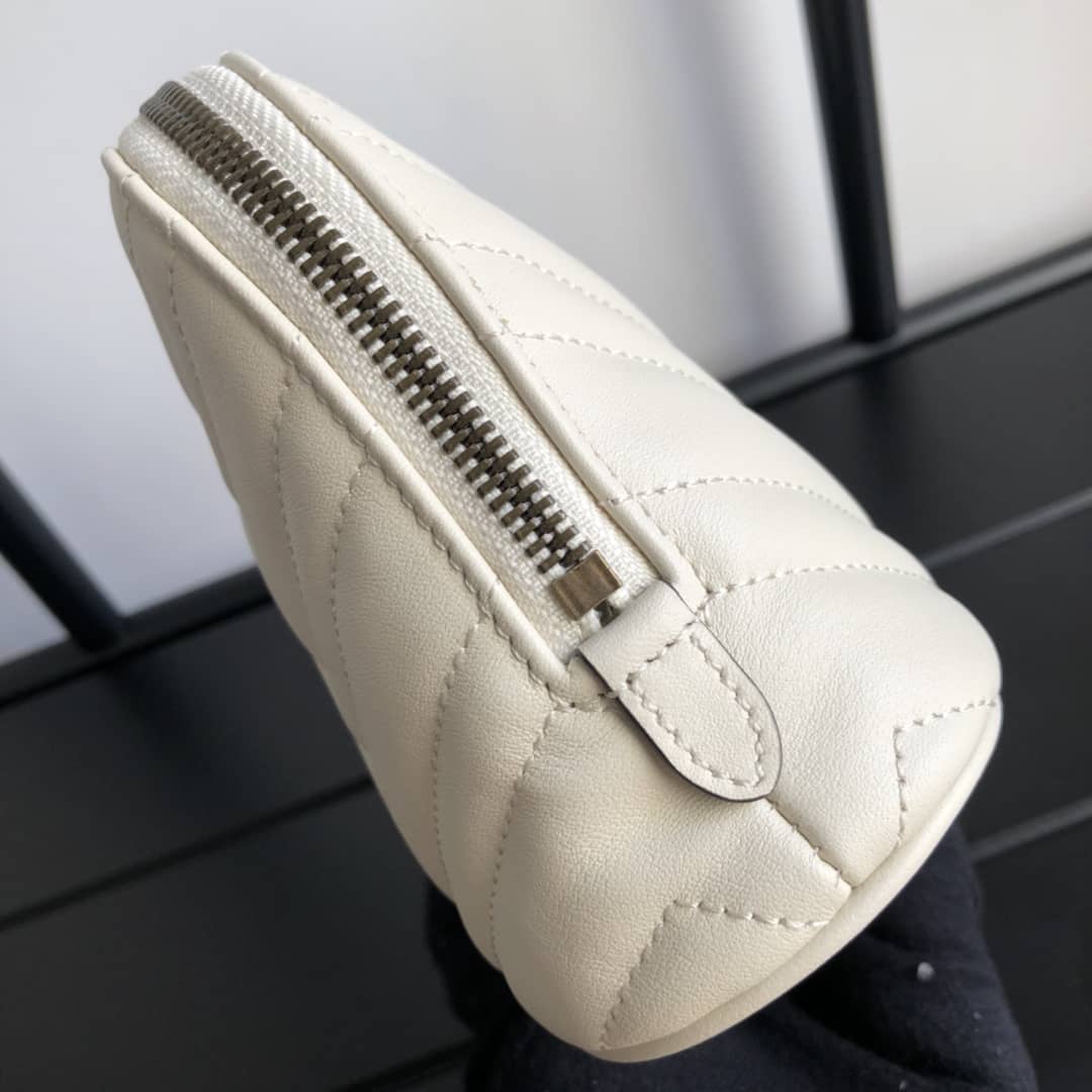 Gucci GG Marmont Quilted Vanity Bag Replica White 625690