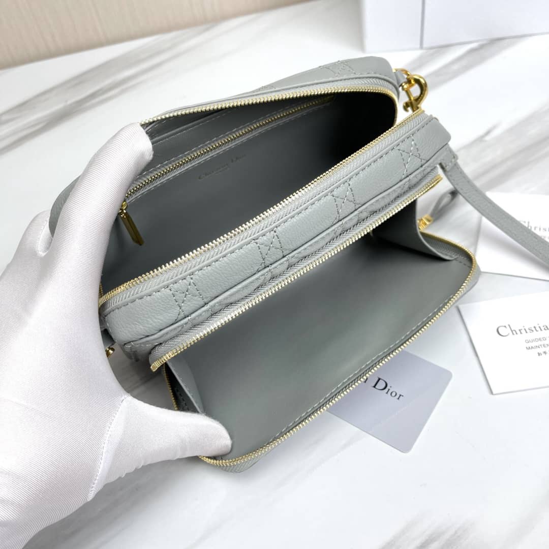 Christian Dior Caro Double Calfskin Pouch