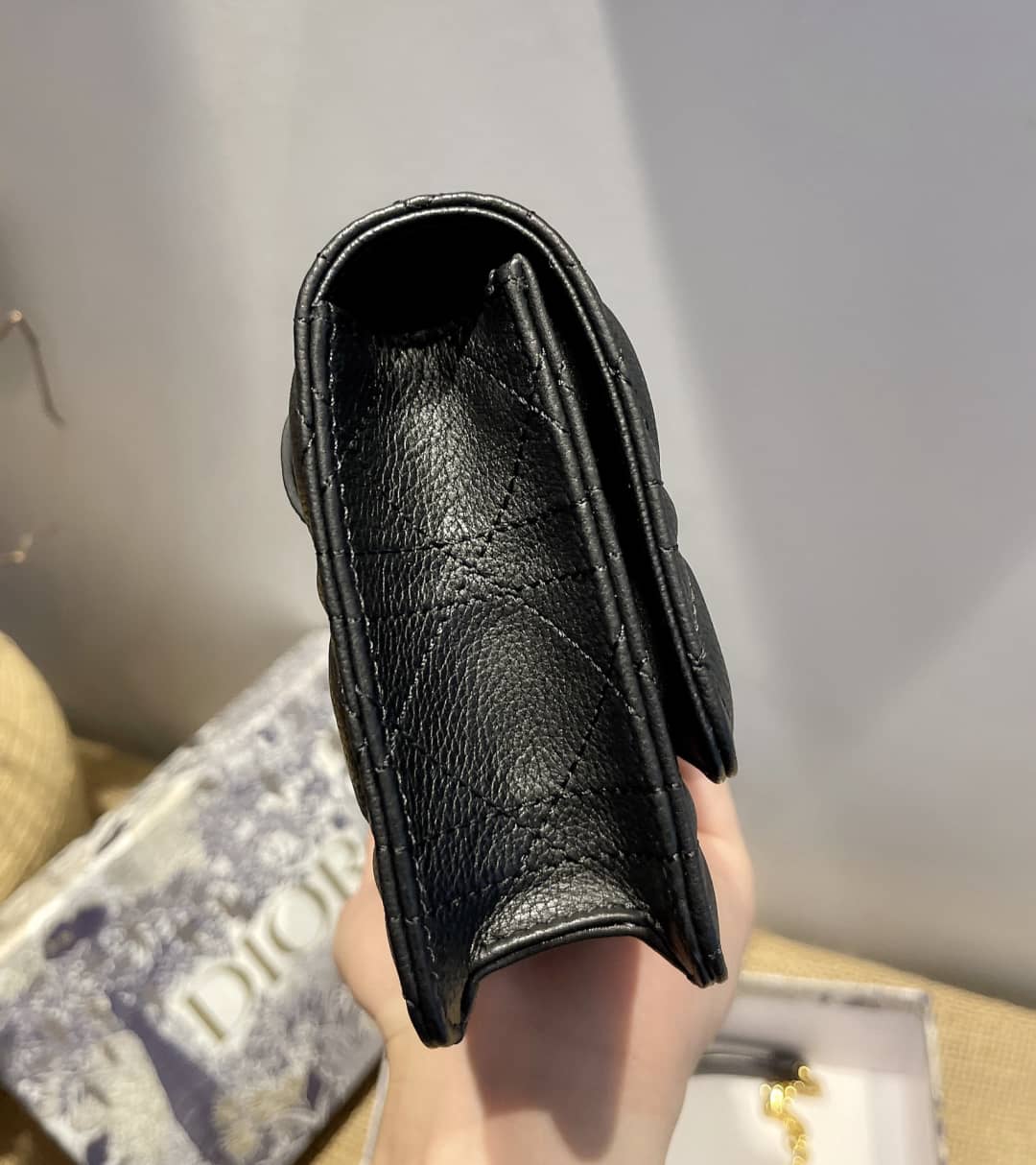 Christian Dior Caro Chain Belt Replica Pouch