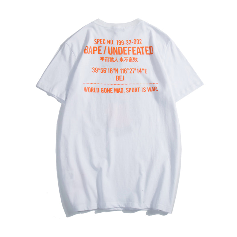 Bape x Undefeated T Shirt Bape Camo College Cotton Tee 1336