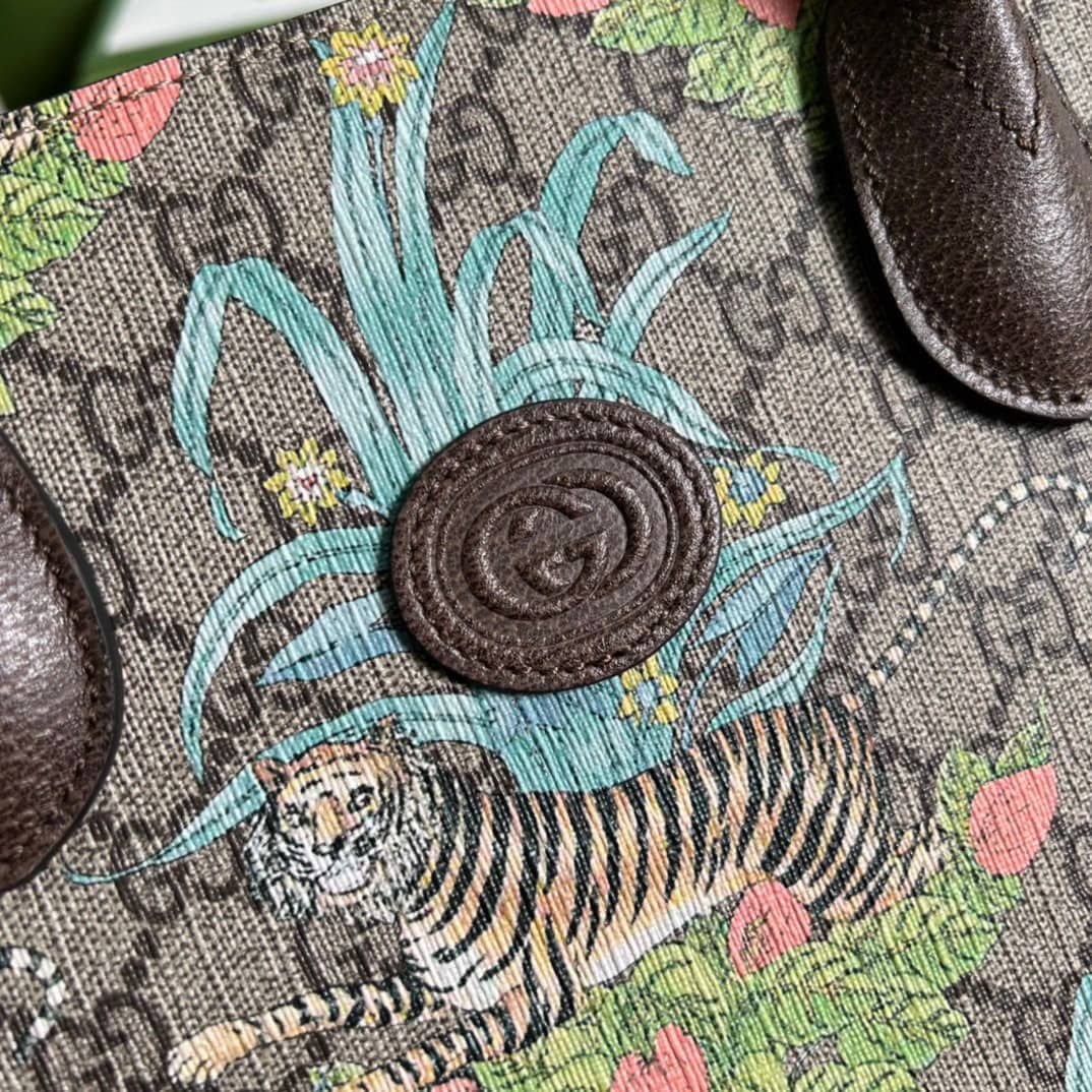 Gucci Tiger GG Small Tote Bag 659983 Replica