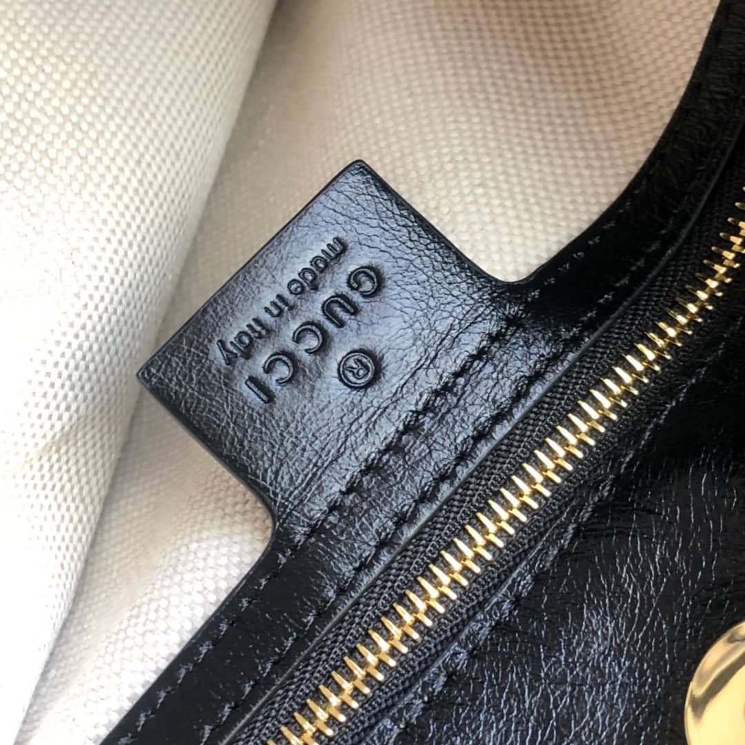 Gucci 1955 Horsebit Messenger Bag Replica Black 602089