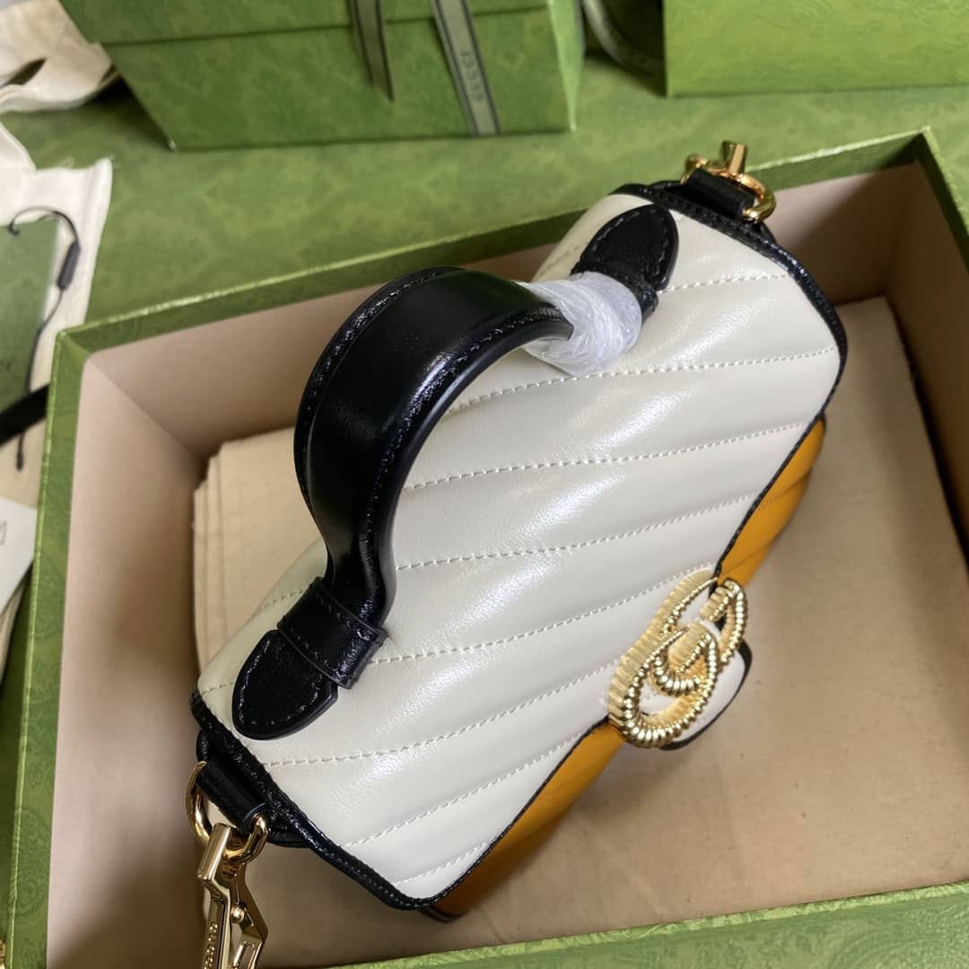 Gucci Marmont GG Mini Top Handle Bag Replica 583571