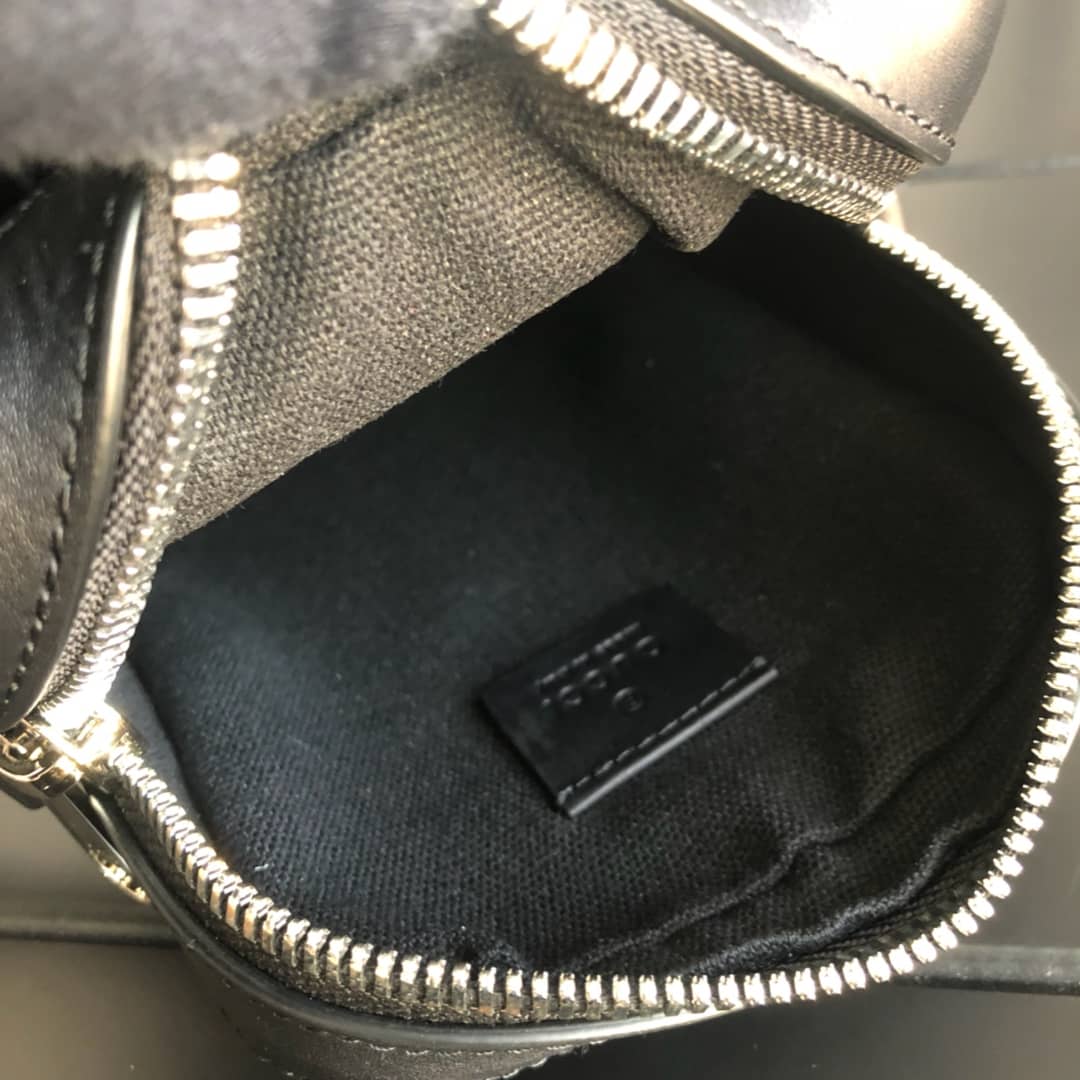 Gucci Ophidia Small GG Canvas Messenger Bag Replica Black 547926