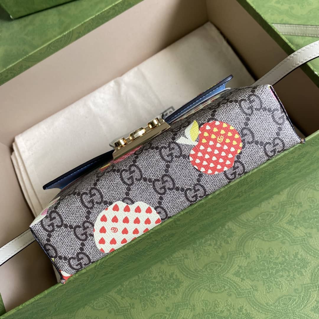 Gucci Padlock GG Supreme Canvas Top Handle Mini Bag Replica 652683