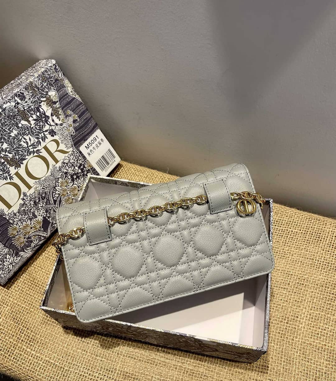 Christian Dior Caro Chain Belt Replica Pouch