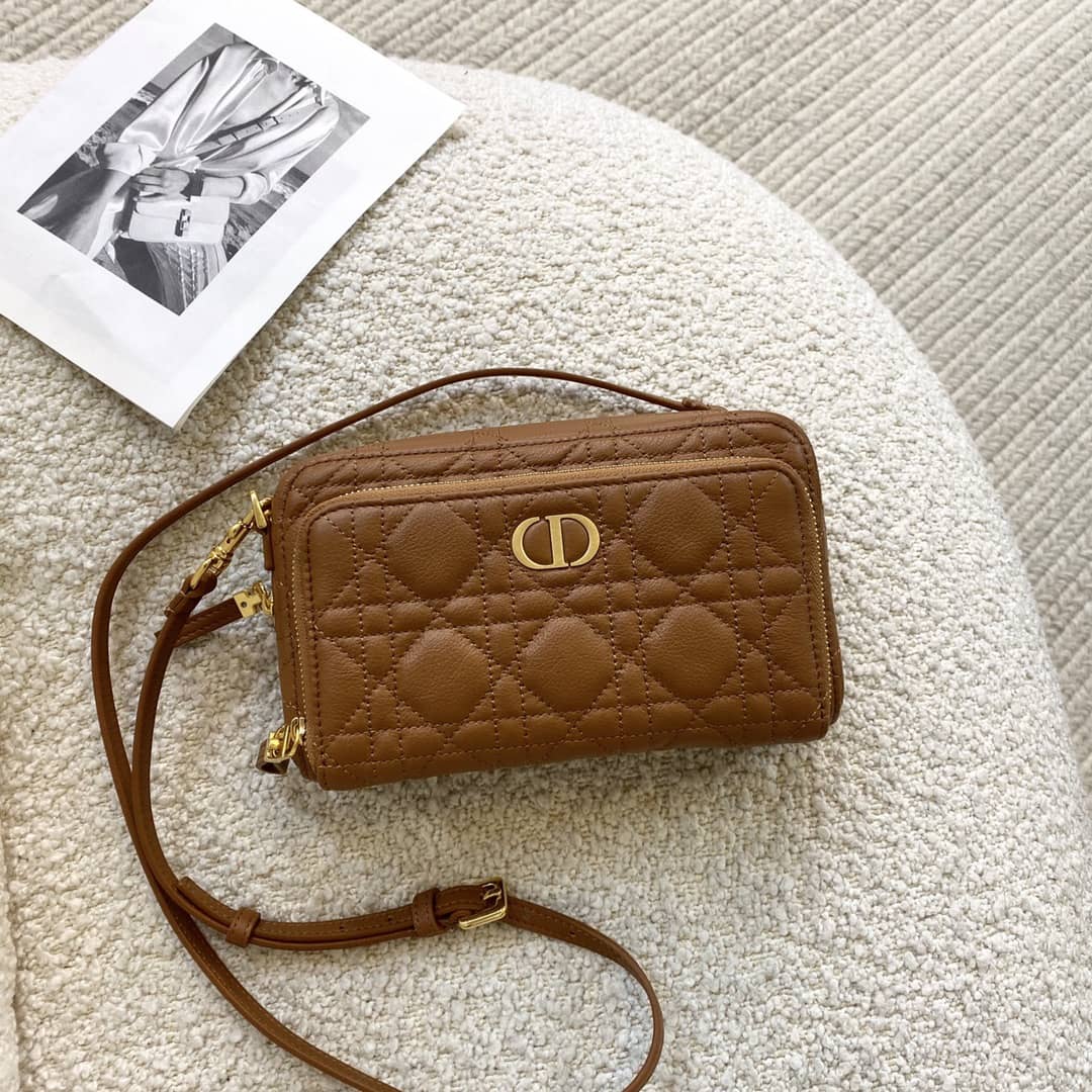 Christian Dior Caro Double Pouch