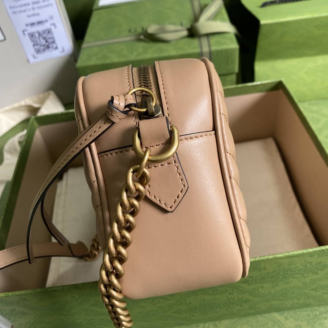 Gucci Crossbody Dupe GG Marmont Small Matelasse Leather 447632