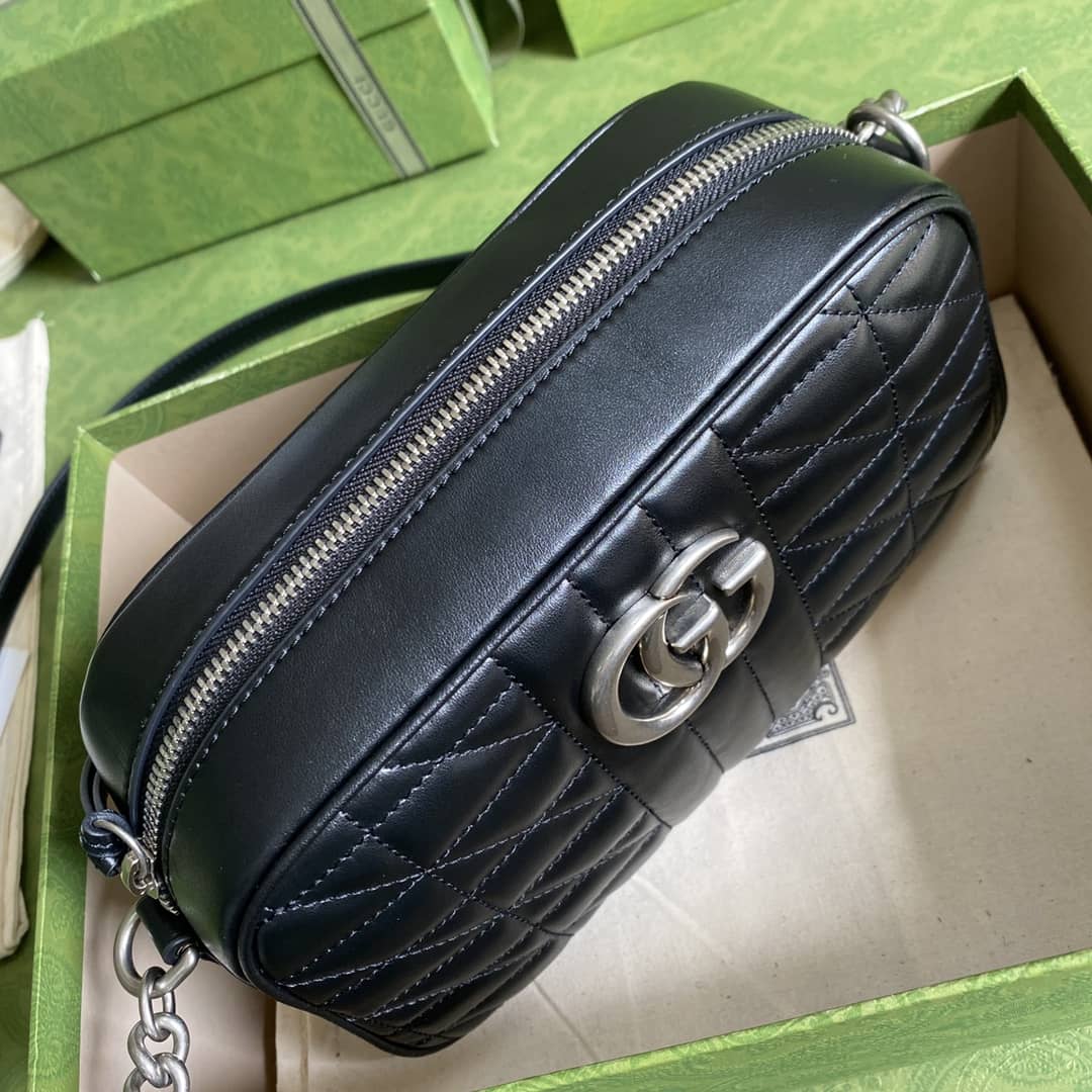 Gucci Marmont Dupe GG Small Matelassé Shoulder Bag Replica 447632