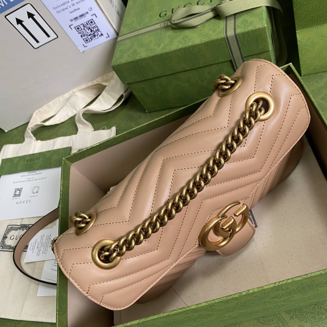 Gucci GG Marmont Small Matelassé Leather 443497 Replica Crossbody Bag