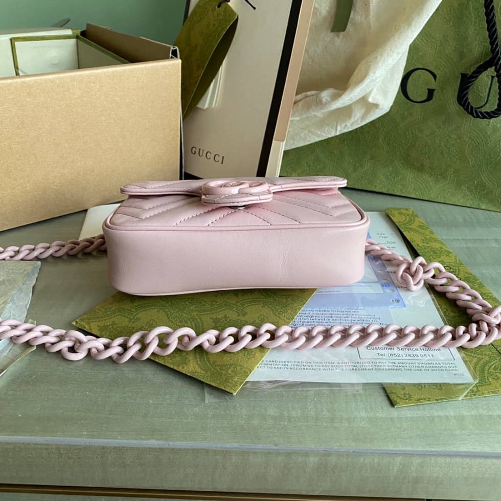 Gucci GG Marmont Quilting Super Mini 476433 Replica Crossbody Bag