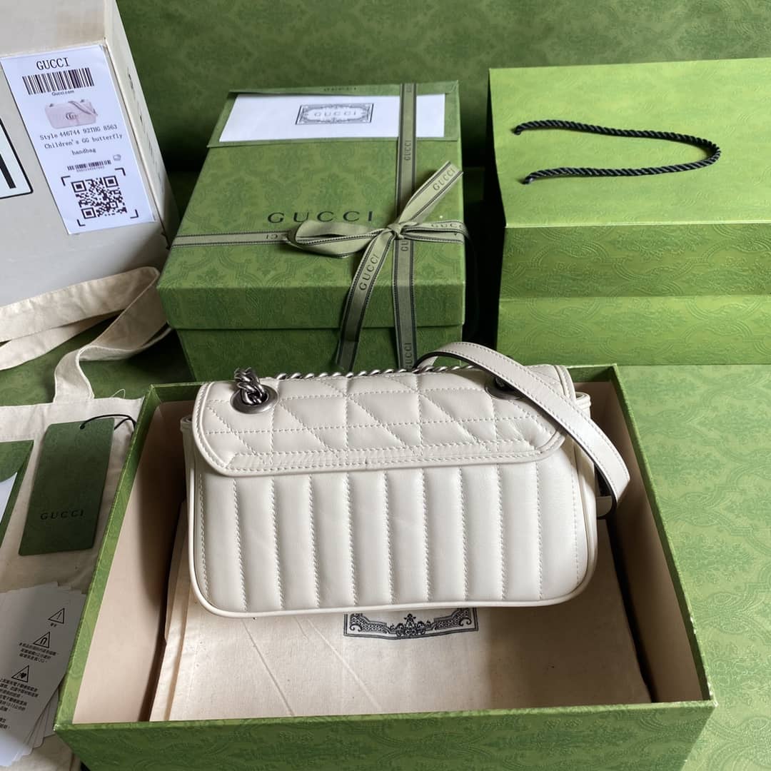 Gucci Marmont GG Matelasse Leather Mini Shoulder Bag Replica 446744