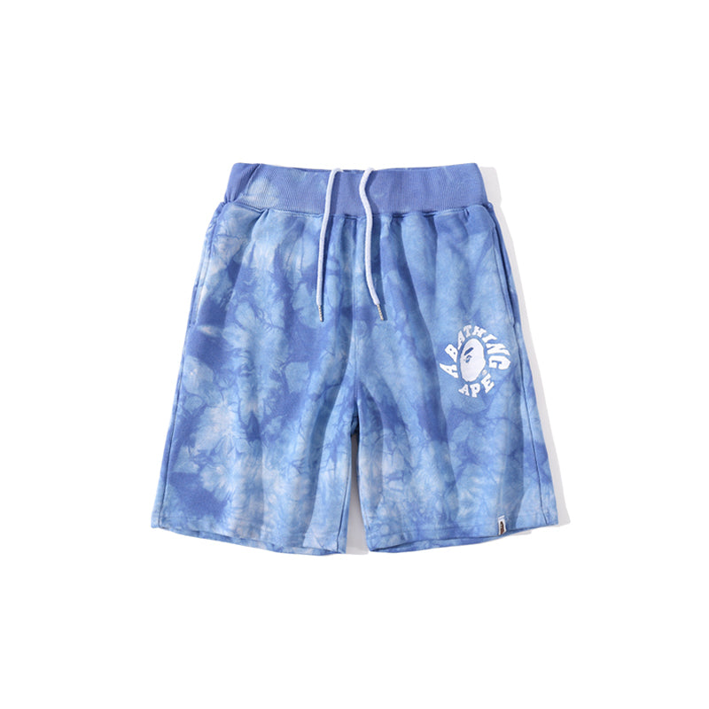 BAPE APE Shorts Tie Dye Pants HDCP8776