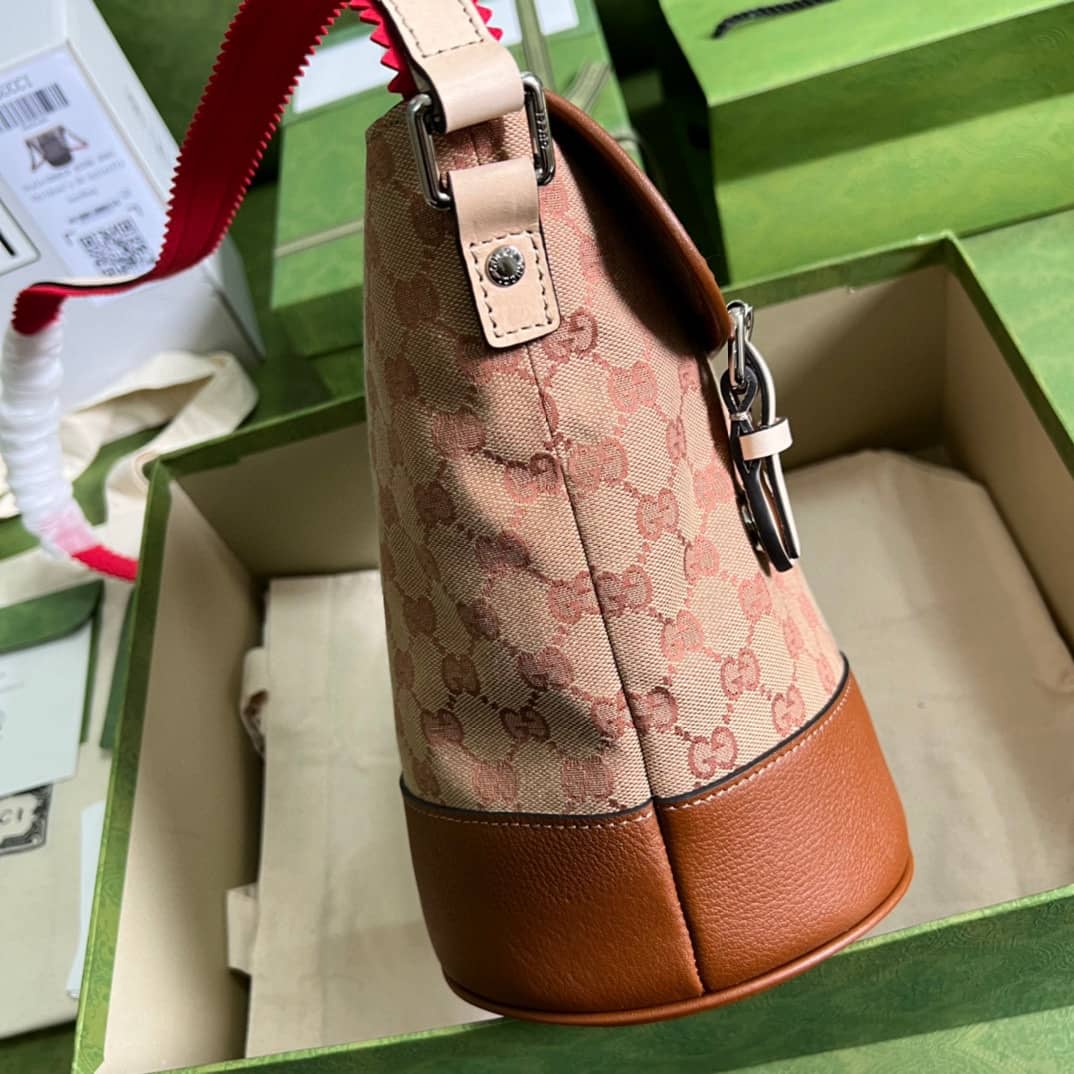 Gucci GG Supreme Canvas Bucket Bag Replica 630819