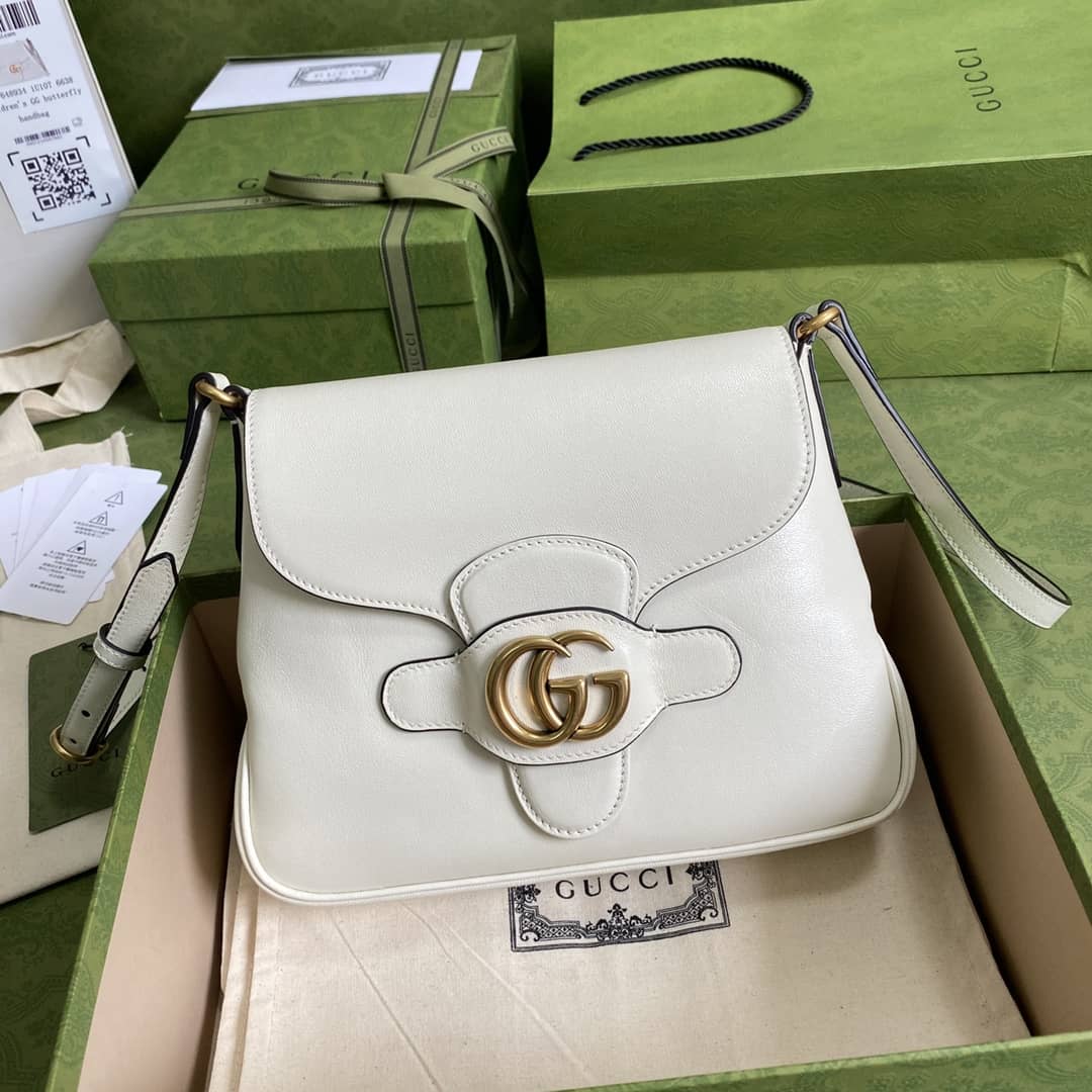 Gucci Double G Messenger Shoulder Bag Replica 648934