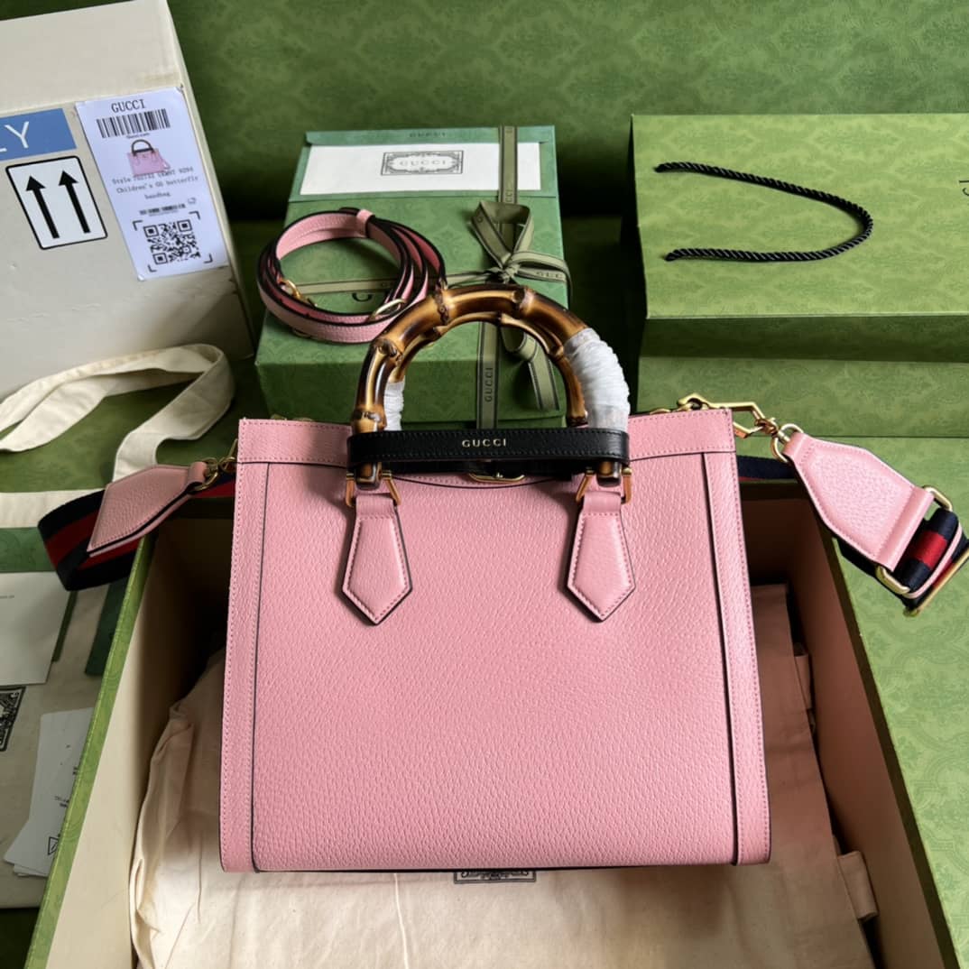 Gucci Diana Small Tote Pink 702721 Replica Bag