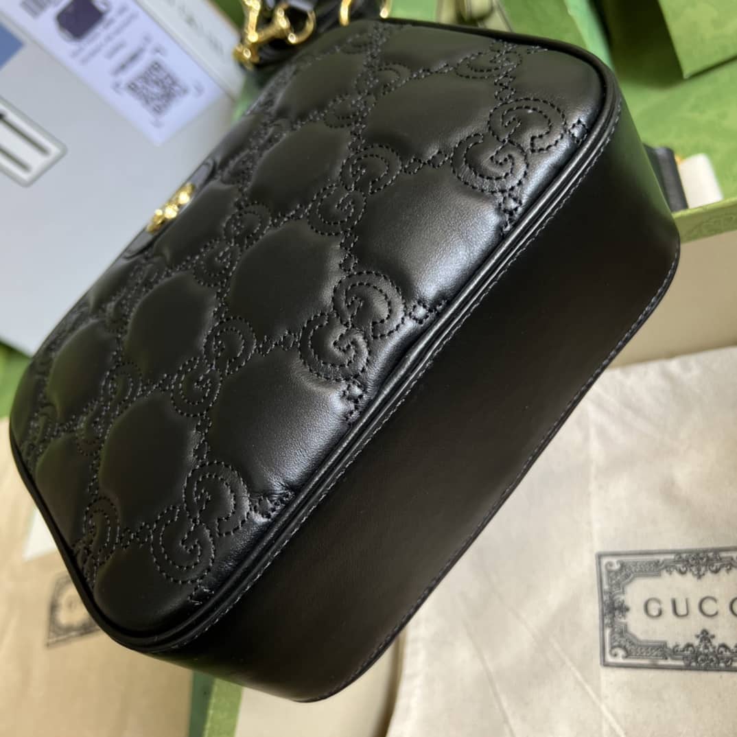 Gucci GG Matelassé Leather Shoulder Crossbody Handbag 702234 Replica