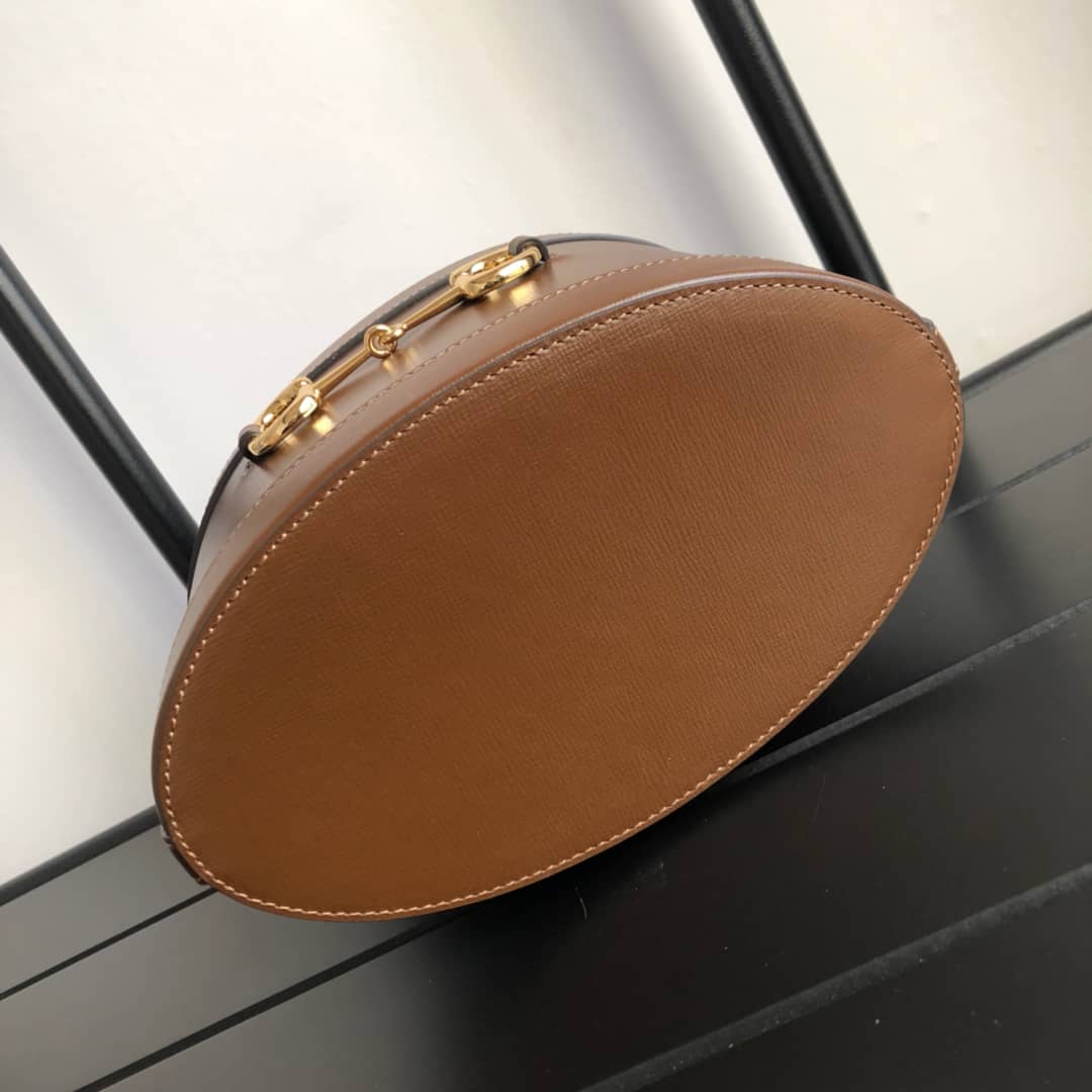 Gucci 1955 Horsebit Shoulder Bucket Bag Replica 602118