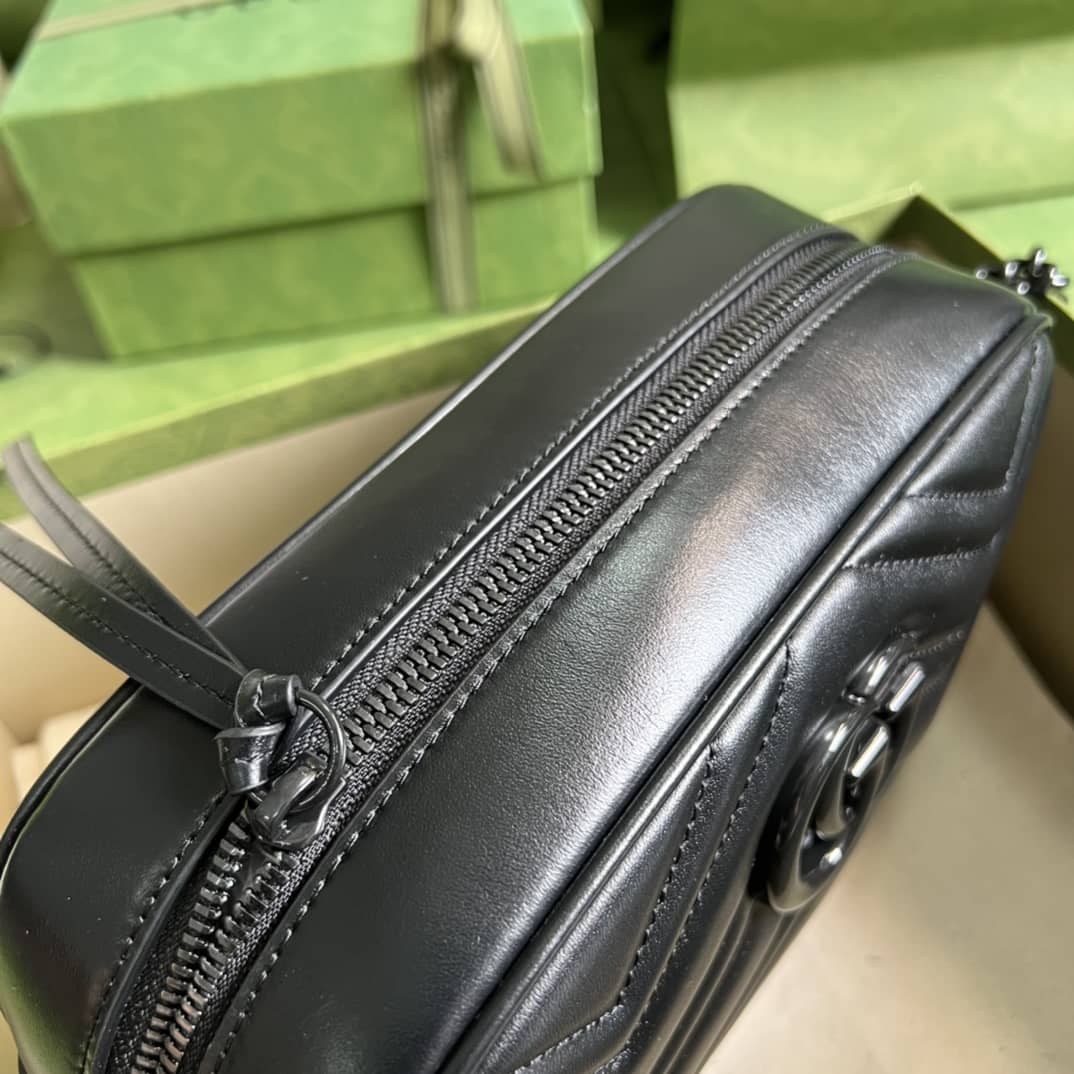 Gucci Crossbody Dupe GG Marmont Small Matelasse Leather 447632