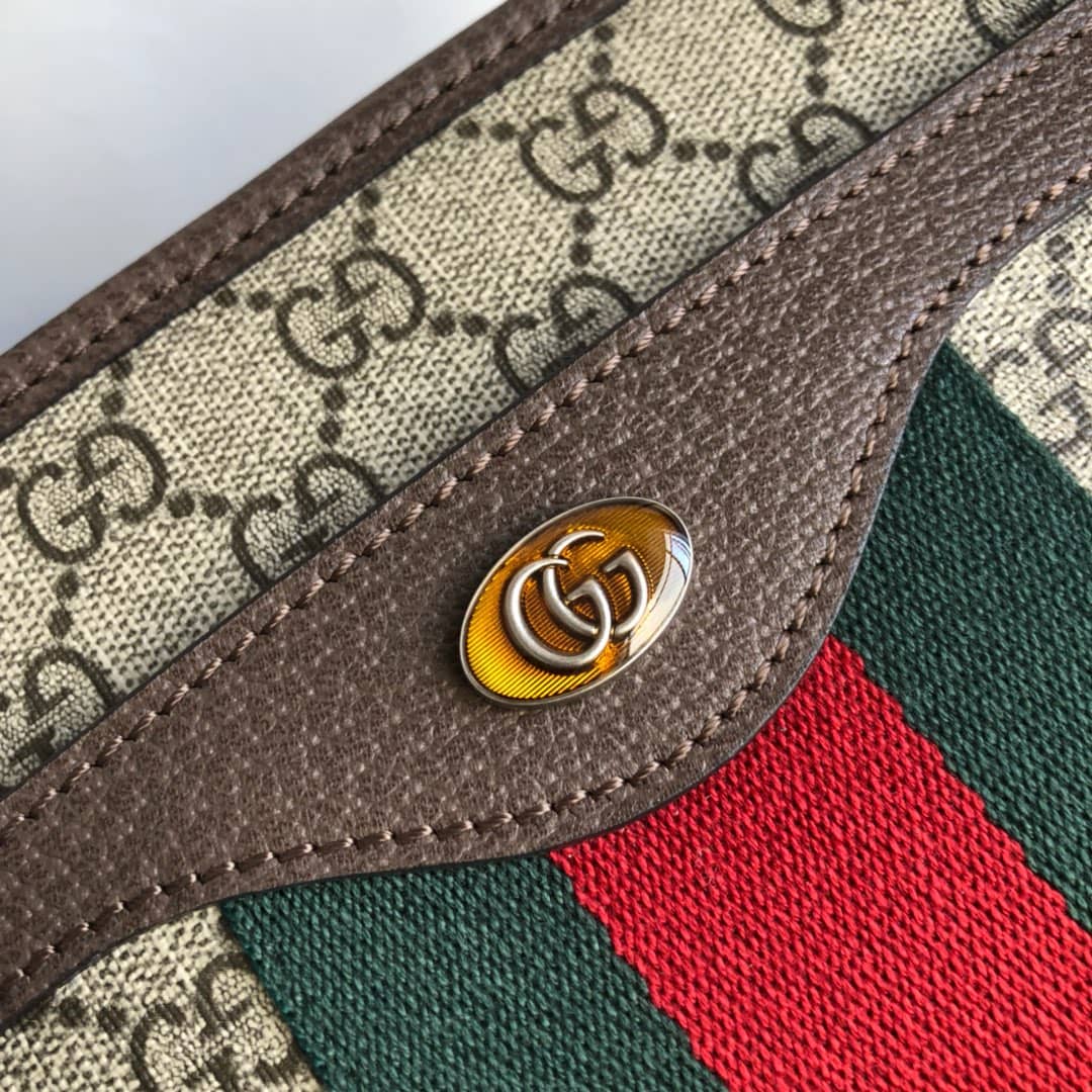 Gucci Supreme Leather Ophidia GG Camera Bag Replica 598130