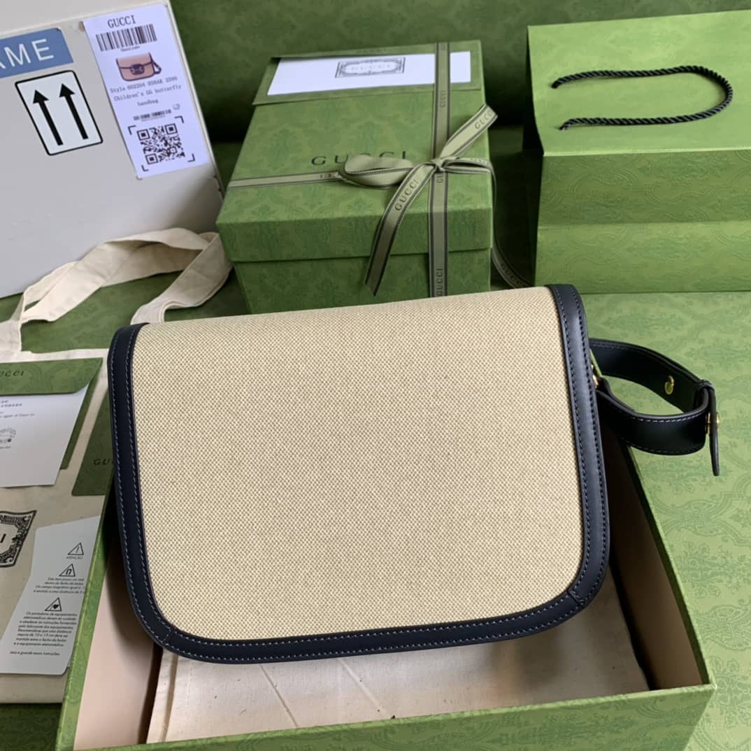 Gucci 1955 Horsebit Supreme Shoulder Bag Replica 602204