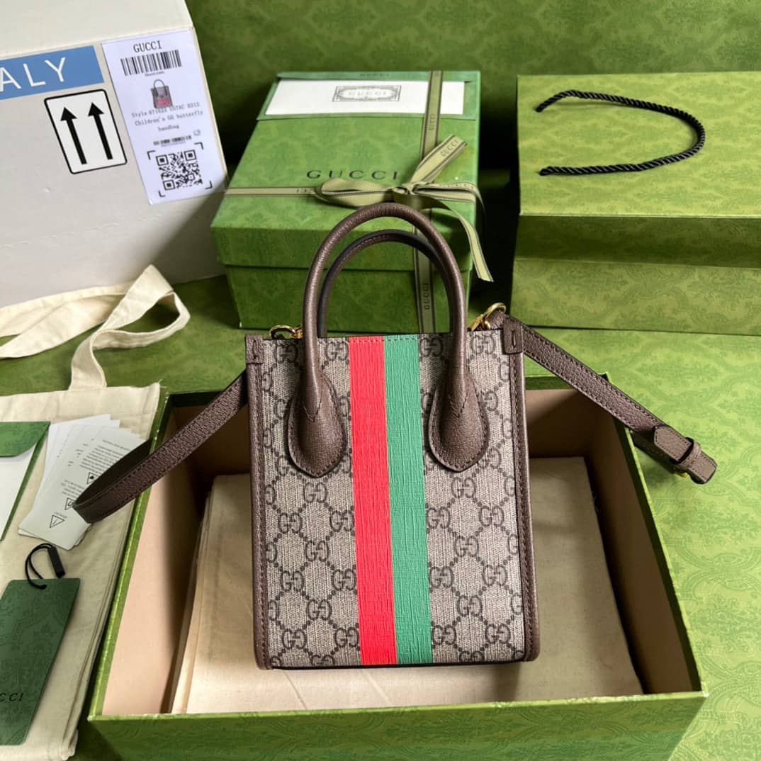 Gucci Mini Tote With Interlocking 671623 Replica Bag