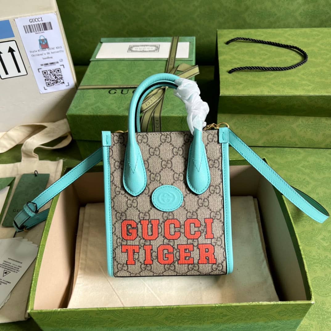 Gucci Mini Tote With Interlocking 671623 Replica Bag