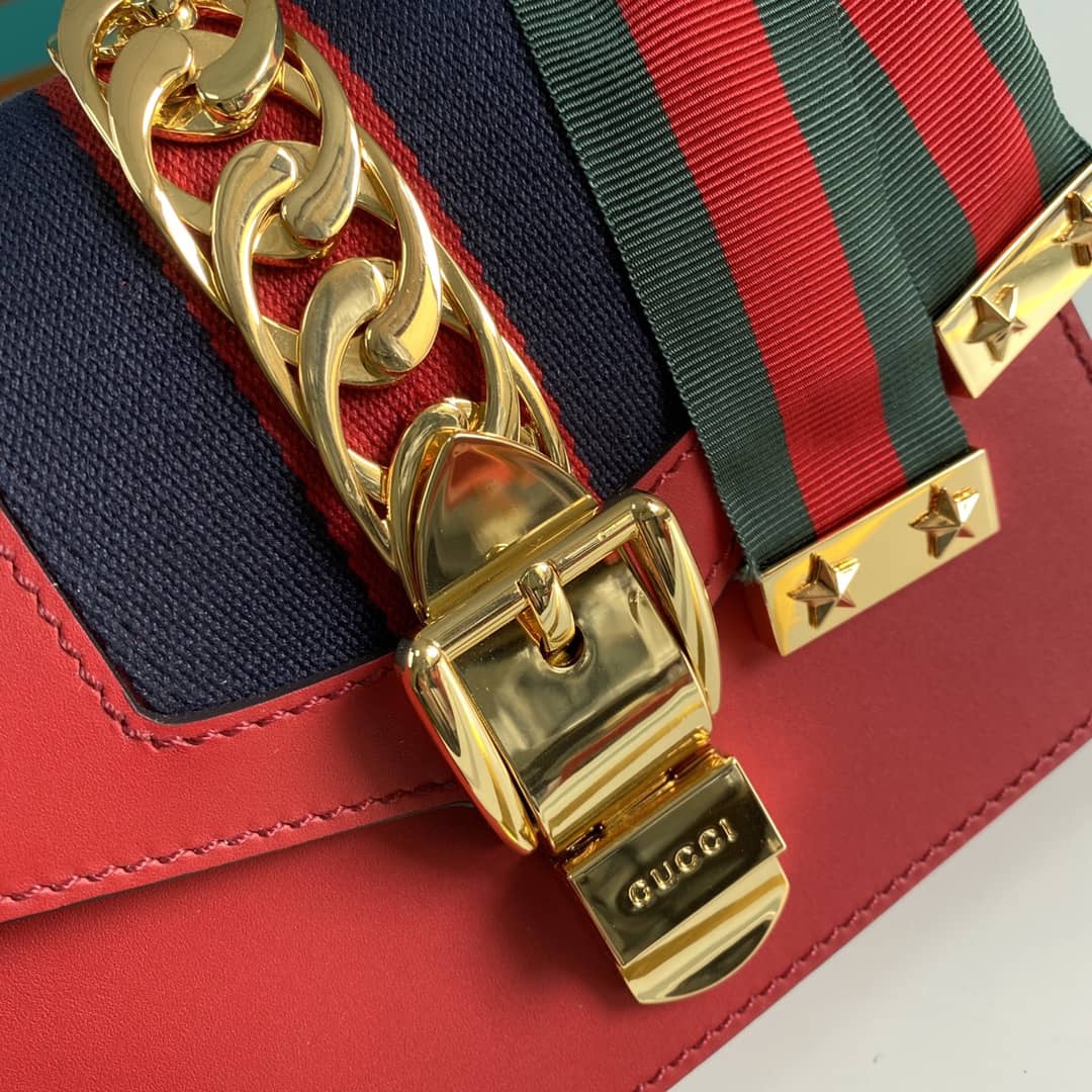 Gucci Sylvie Mini Chain Shoulder Bag Replica 431666