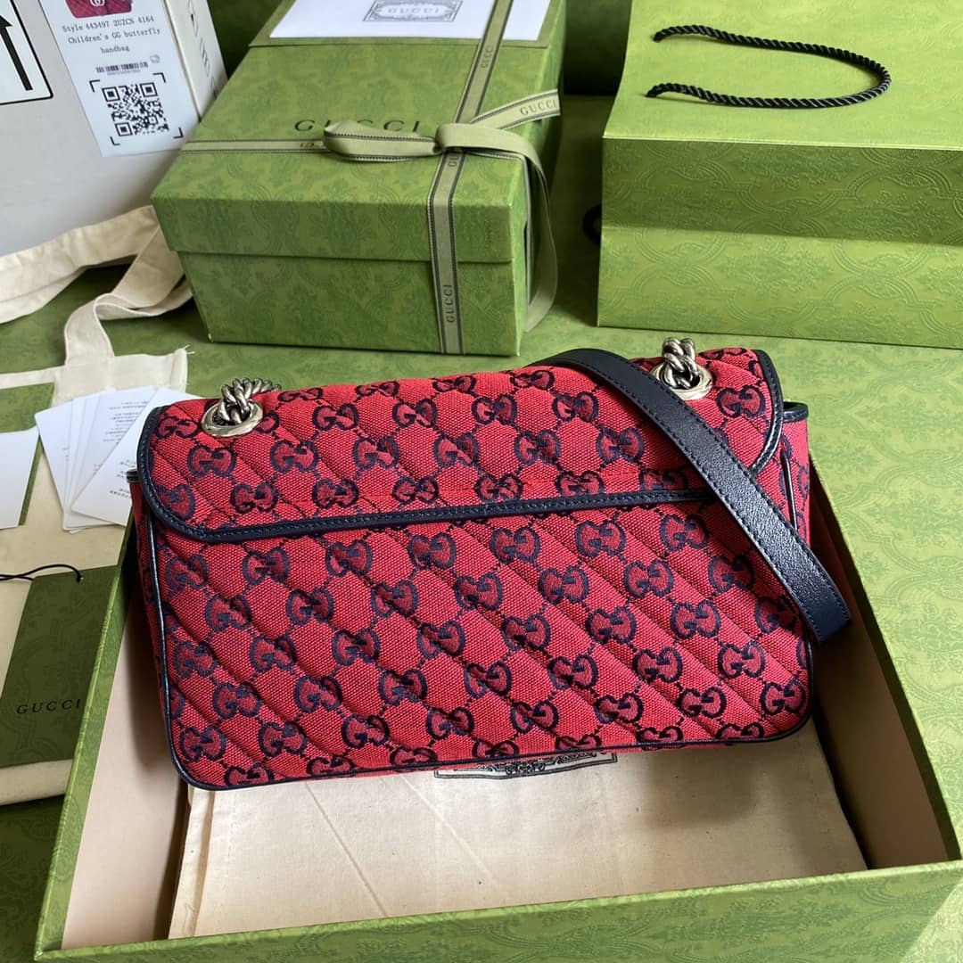 Gucci Marmont GG Small matelassé Shoulder Bag Replica 443497