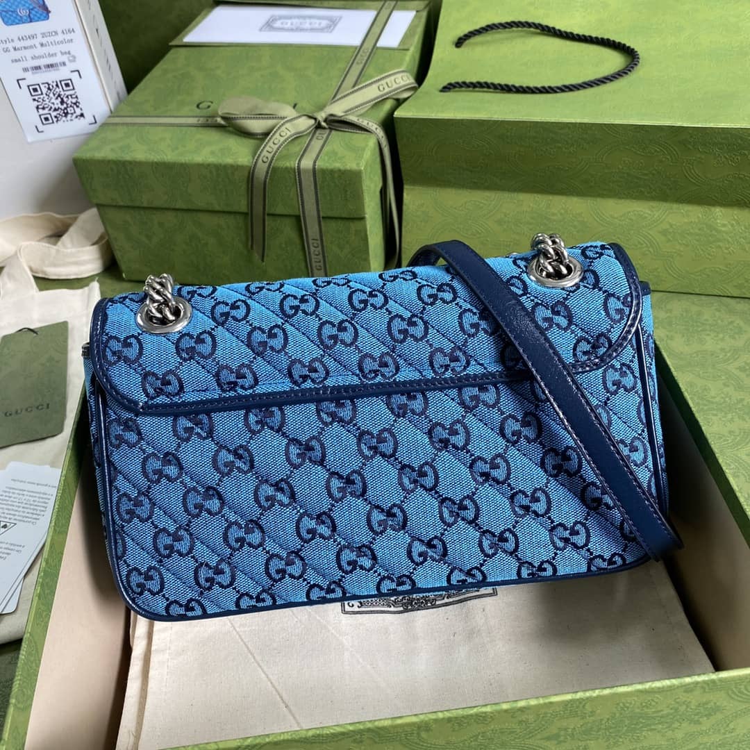 Gucci Marmont GG Small matelassé Shoulder Bag Replica 443497